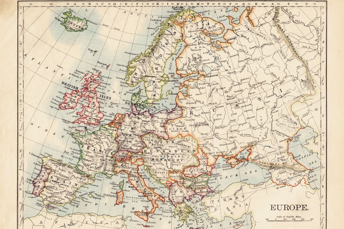 Mapa Historyczna Europy