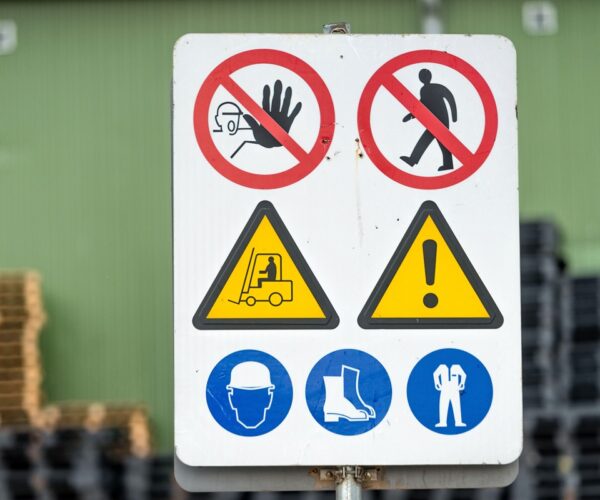 Różne znaki BHP